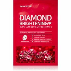Some By Mi Glow Luminous Red Diamond Brightening rozjasňující plátýnková maska 25 g obraz