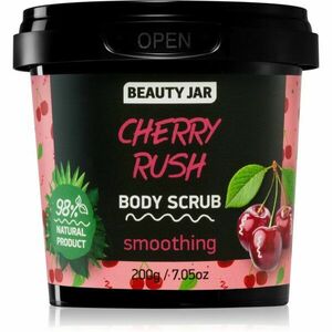 Beauty Jar Cherry Rush zjemňující tělový peeling 200 g obraz