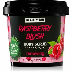 Beauty Jar Raspberry Blush osvěžující tělový peeling 200 g obraz