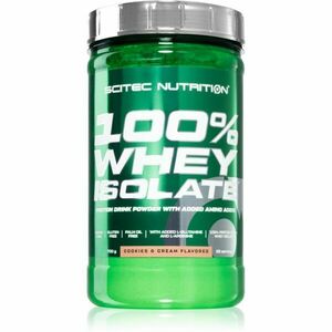 Scitec Nutrition 100% Whey Isolate syrovátkový protein bez cukru příchuť Cookie & Cream 700 g obraz