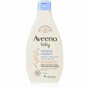 Aveeno Baby Calming Comfort mycí gel pro dobré spaní pro dětskou pokožku 250 ml obraz