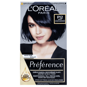 L'ORÉAL PARIS Barva na vlasy Préférence Black Pearls Odstín: P12 Black Blue obraz