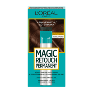 L'ORÉAL PARIS Magic Retouch permanent 4 Tmavě hnědá obraz