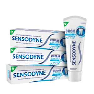 SENSODYNE Repair & Protect Cool Mint Zubní pasta 3 x 75 ml obraz