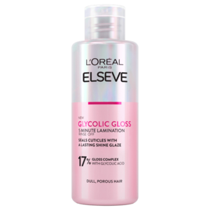 L'ORÉAL PARIS ELSEVE Glycolic Gloss oplachová péče s kyselinou glykolovou, 200 ml obraz