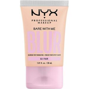 NYX PROFESSIONAL MAKEUP Bare With Me Blur Tint 02 Fair make-up, 30 ml obraz