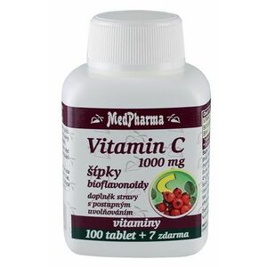 MEDPHARMA Vitamín C 1000mg s šípky 107 tablet obraz