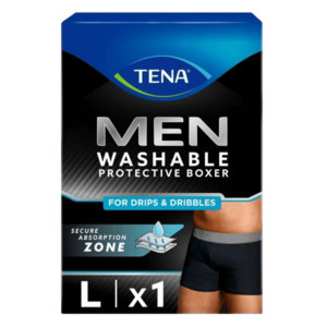 TENA Men washable boxers černé inkontinenční boxerky L obraz