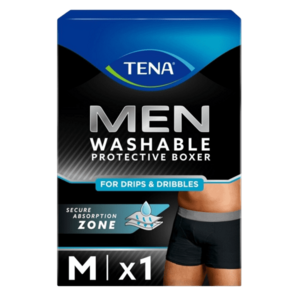 TENA Men washable boxers černé inkontinenční boxerky M obraz