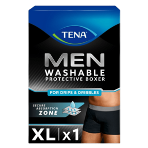 TENA Men washable boxers černé inkontinenční boxerky XL obraz