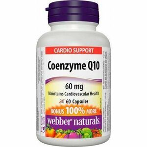 WEBBER NATURALS Coenzyme Q10 60 mg 60 kapslí obraz