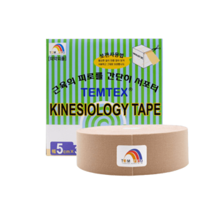 TEMTEX kinesio tape Classic XL, béžová tejpovací páska 5cm x 32m - Ekonomické balení obraz