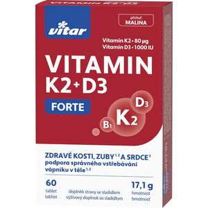 VITAR Vitamin K2 + D3 forte 60 tablet obraz