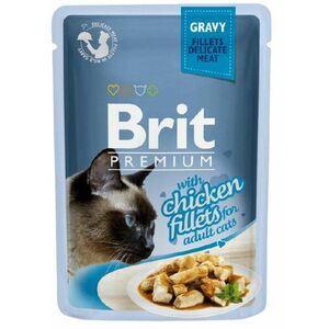 BRIT Premium Cat Fillets in Gravy with Chicken 85 g obraz