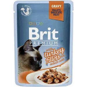 BRIT Premium Cat Fillets in Gravy with Turkey 85 g obraz