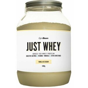 GYMBEAM Just Whey vanilla ice cream 1000 g obraz