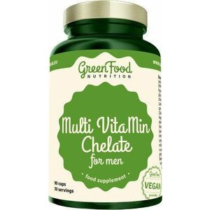 GREENFOOD NUTRITION Multi VitaMin Chelát pro muže 90 kapslí obraz