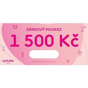 PILULKA Elektronický dárkový poukaz na 1500 Kč obraz