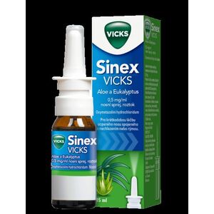 VICKS Sinex aloe a eukalyptus 0.5 ml nosní sprej 15 ml obraz