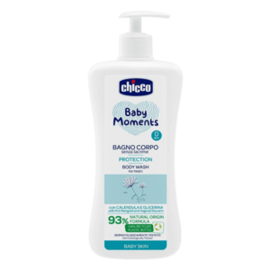 CHICCO Baby Moments Protection Šampon na tělo s dávkovačem, 93% přírodních složek 750 ml obraz