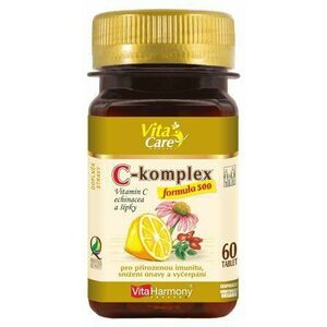 VITAHARMONY C-komplex 500 mg Vitamin C, echinacea a šípky 60 tablet obraz