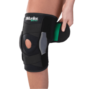 MUELLER ® Green, Adjustable Hinged Knee Brace, ortéza na koleno, uni obraz