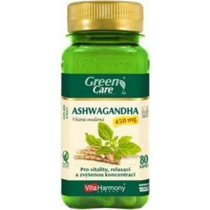 VITAHARMONY Ashwagandha 450 mg, 80 kapslí obraz