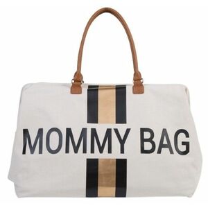 CHILDHOME Přebalovací taška Mommy Bag Off White / Black Gold obraz