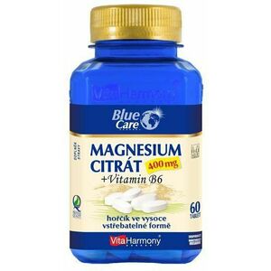 VITAHARMONY Magnesium citrát 400 mg+Vitamin B6 60 tablet obraz