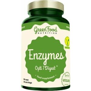 GREENFOOD NUTRITION Enzymy Opti 7 Digest 90 kapslí obraz