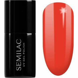 Semilac UV Hybrid Hottie gelový lak na nehty odstín 039 Sexy Red 7 ml obraz