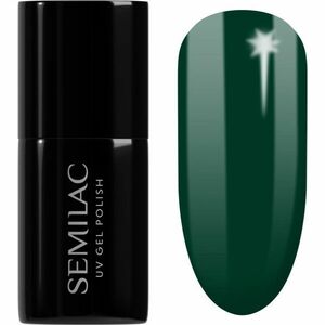 Semilac UV Hybrid X-Mass gelový lak na nehty odstín 309 Pine Green 7 ml obraz