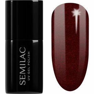 Semilac UV Hybrid X-Mass gelový lak na nehty odstín 306 Divine Red 7 ml obraz