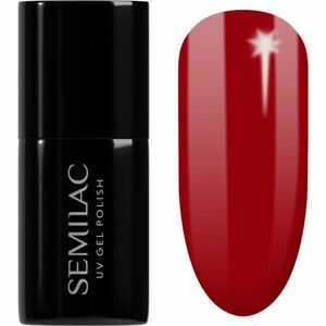 Semilac UV Hybrid Valentines gelový lak na nehty odstín 345 Gorgeous Red 7 ml obraz