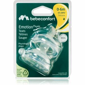 Bebeconfort Emotion Physio Slow Flow savička na láhev 0-6 m 2 ks obraz