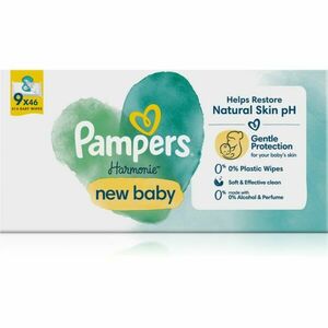 Pampers Harmonie New Baby vlhčené čisticí ubrousky pro děti 414 ks obraz