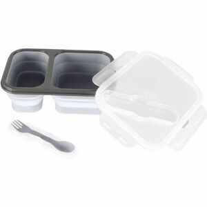 Zopa Silicone Lunch Box Large jídelní sada Dove Grey 21x15 cm 1 ks obraz