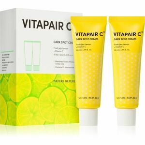 NATURE REPUBLIC Vitapair C Dark Spot Cream rozjasňující gel krém pro pleť s hyperpigmentací 2x50 ml obraz