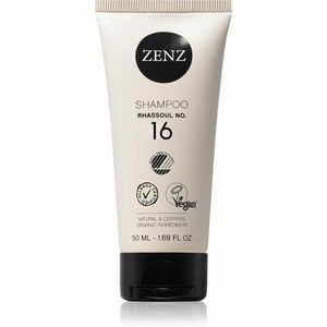 ZENZ Organic Rhassoul No. 16 jílový vyživující šampon s vůní karamelu 50 ml obraz