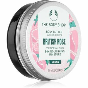 The Body Shop Body Butter Brirish Rose tělové máslo s vyživujícím účinkem 50 ml obraz