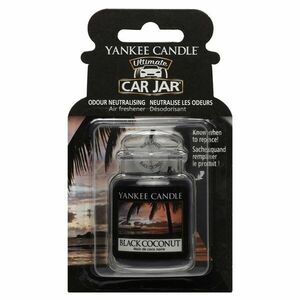 Yankee Candle Black Coconut vůně do auta závěsná 1 ks obraz