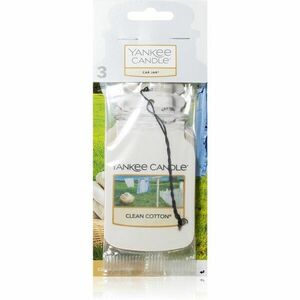 Yankee Candle Clean Cotton vonná visačka 3 ks obraz