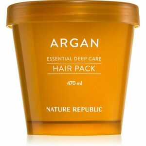 NATURE REPUBLIC Argan Essential Deep Care Hair Pack hydratační a vyživující maska pro poškozené vlasy 470 ml obraz