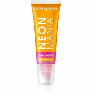 Dermacol Neon Mania lesk na rty v tubě odstín Watermelon 10 ml obraz