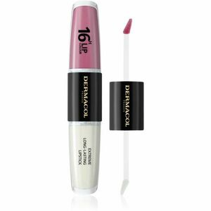 Dermacol 16H Lip Colour dlouhotrvající rtěnka a lesk na rty odstín 37 2x4 ml obraz