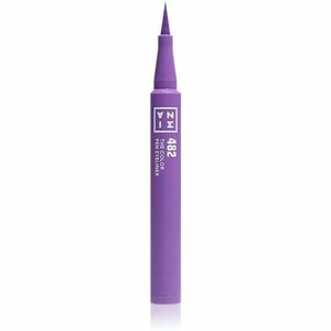 3INA The Color Pen Eyeliner Mini oční linky ve fixu odstín 482 - Purple 0, 6 ml obraz