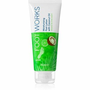 Avon Foot Works Coconut Oil hydratační mléko na nohy 75 ml obraz