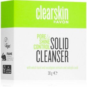 Avon Clearskin Pore & Shine Control čisticí mýdlo pro problematickou pleť, akné 30 g obraz