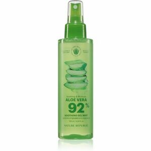 NATURE REPUBLIC Soothing & Moisture Aloe Vera 92% Soothing Gel Mist chladivá a osvěžující mlha se zklidňujícím účinkem 155 ml obraz