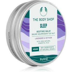 The Body Shop Bedtime Balm Lavender & Vetiver noční balzám pro suchou pokožku 30 g obraz
